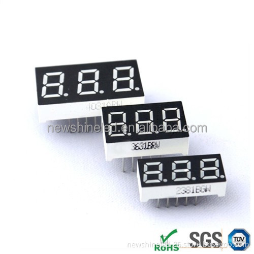 Low Cost Digital Signage: Pure Red 7 Segment LED Display, Three Digit, 0.56 Inch